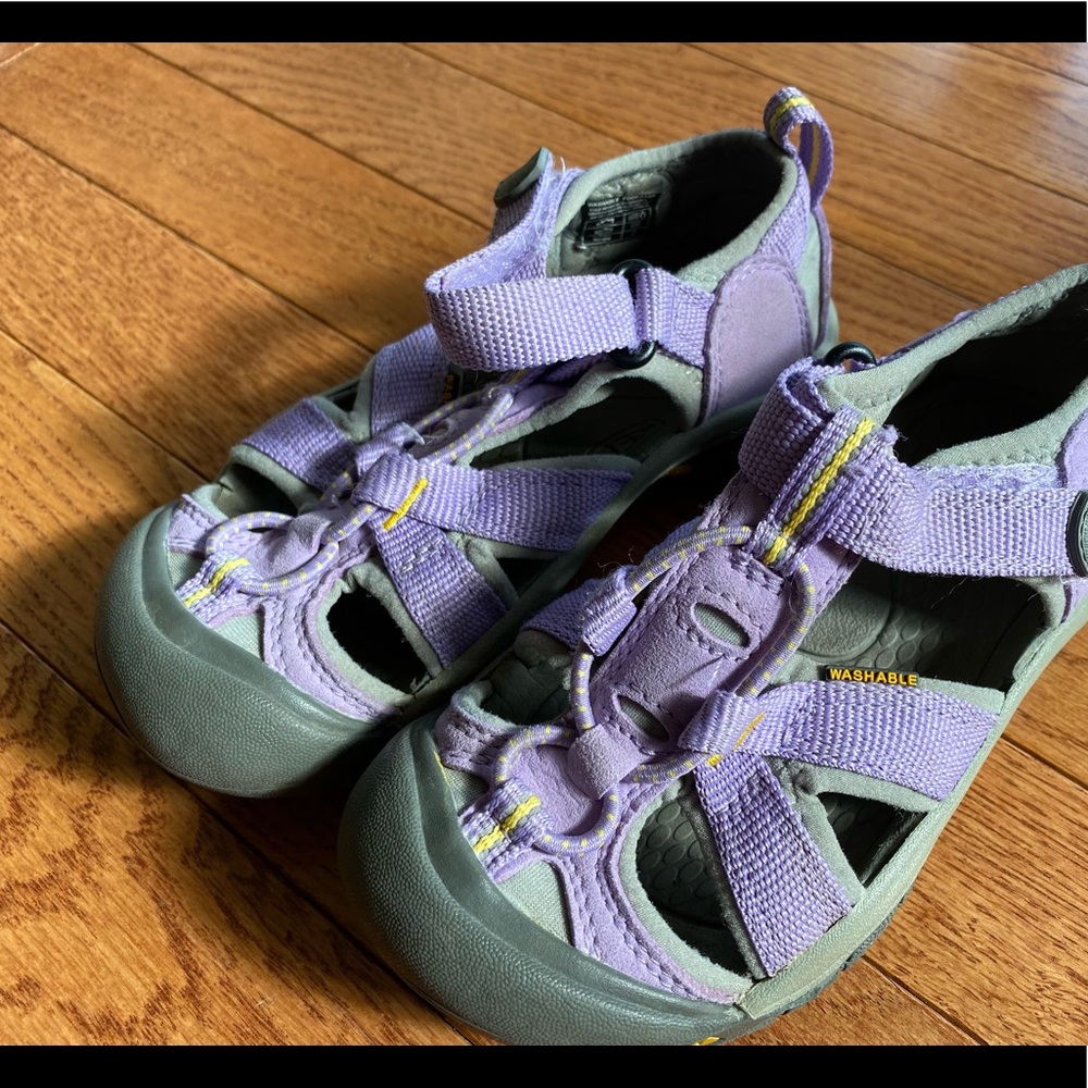 Keen Kids Purple and Gray Sandals